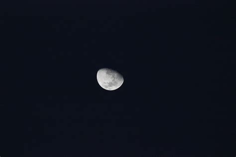 Gambar Langit Malam Suasana Kegelapan Bulan Purnama Sinar Bulan