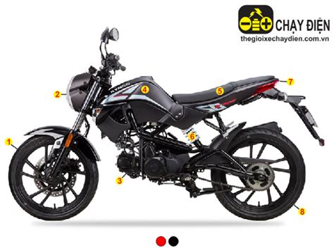 49 cc / 3.0 cub in cooling system: Xe máy Kymco K-PIPE 50CC