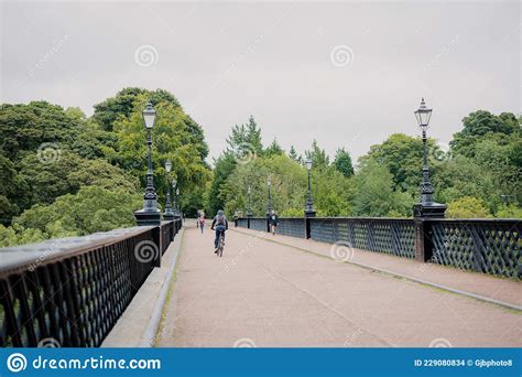 Armstrong Bridge During Summer In Jesmond Dene Newcastle Upon Tyne