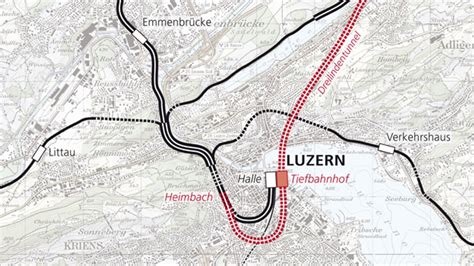 Zentralschweiz Luzern Setzt Beim Tiefbahnhof Auf Einen Durchgangsbahnhof News Srf