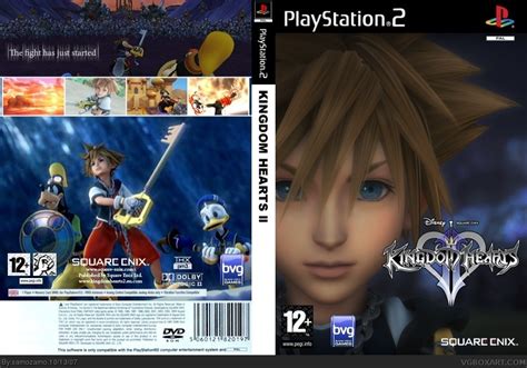 Kingdom Hearts Ii Playstation 2 Box Art Cover By Samozamo