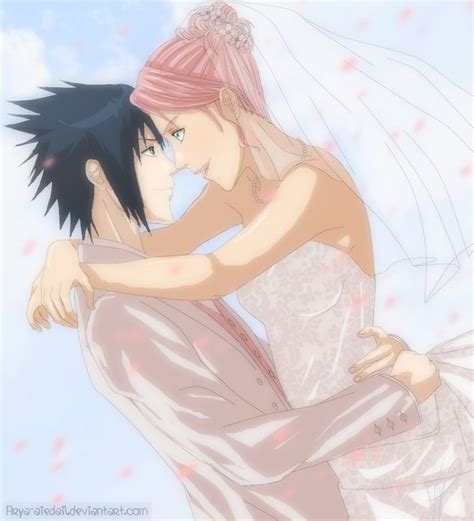 Sasusaku Wedding Day By Nishi06 On Deviantart Sasusaku Sakura And