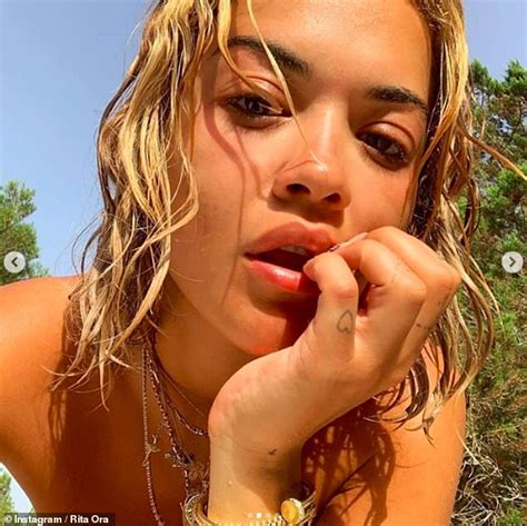 Rita Ora Sets Pulses Racing As She Poses Topless In Sizzling Make Up
