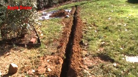 Rarely, pain radiates to other areas of the body like the abdomen or legs. Wet Yard Solutions - The French Drain - YouTube