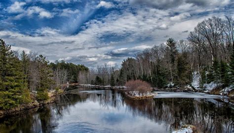 Dead River In The Spring Marquette Mi Saddleback Photo 1061 The Sound