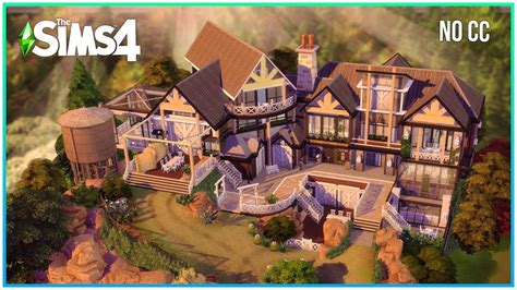 Sims 4 Farm Mansion Modern Farm Conversion No Cc Sims