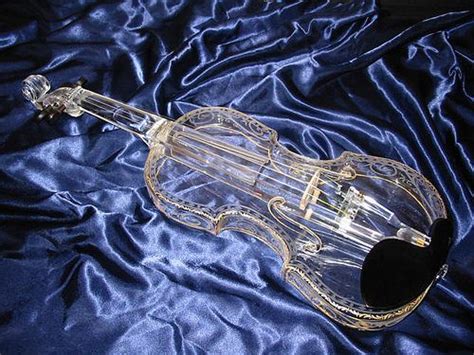 Glass Violin In Blue Violin Art Violin Design Violin