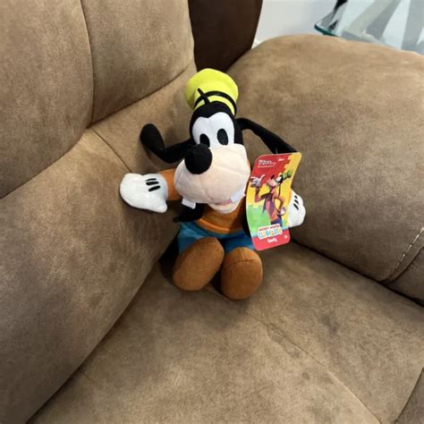 Disney Mickey Mouse Clubhouse Goofy 12 Tall Stuffed Animal Plush Doll