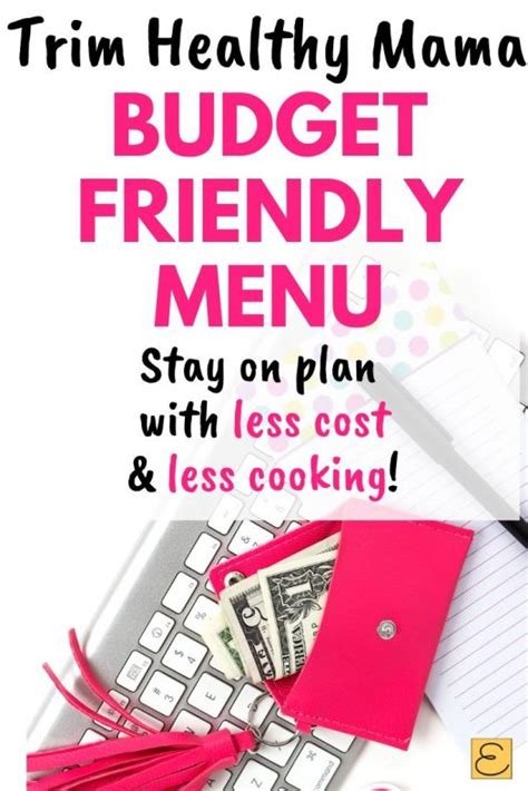 Pin on Trim Healthy Mama Meal Plans
