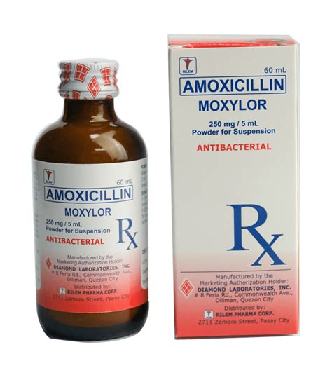 Amoxicillin Trihydrate 250 Mg 5 Ml Pfs Diamond Laboratories Inc
