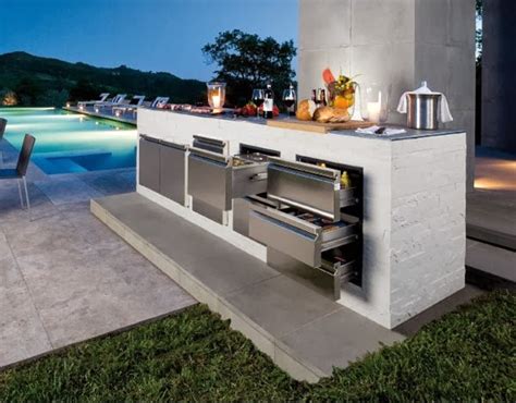 Modern Outdoor Kitchen Design For Minimalist House Home Inspirations