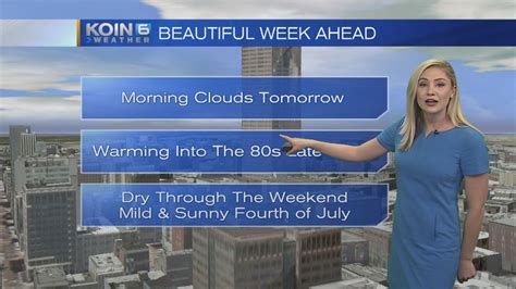 4pm Tuesday Evening Forecast KOIN 6 News June 27 2017 YouTube