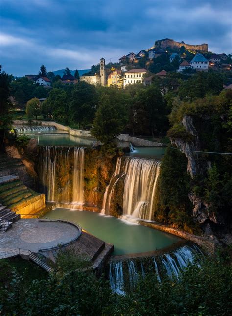Jajce Waterfall Bosnia And Herzegovina