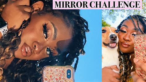 How To Take Pictures With A Mirror Outside Tiktok Mirror Challenge