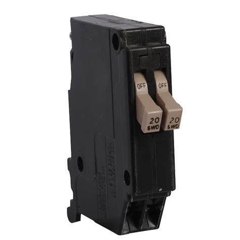 Eaton Type Ch 20 Amp 2 Pole Tandem Circuit Breaker In The Circuit