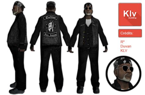 Rel The Outcast Motorcycle Club Skinpack