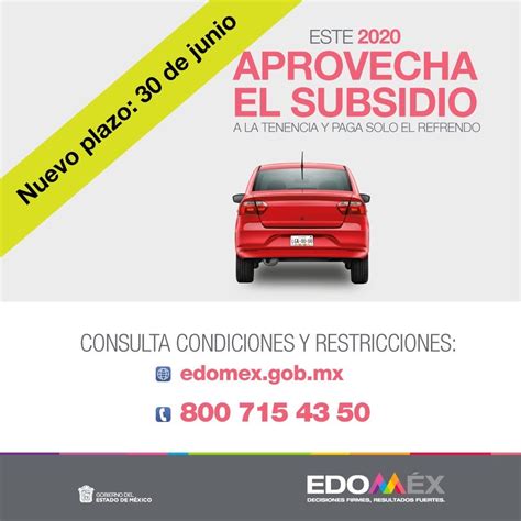 Evita contratiempos, aprovecha los últimos 2 días del subsidio a la tenencia y paga. Por contingencia del COVID-19, habrá prórroga en el Pago ...