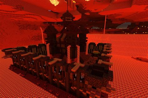 Personal Sized Nether Castle Minecraft Map
