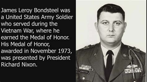 Dvids Video Staff Sgt James Bondsteel Medal Of Honor Recipient