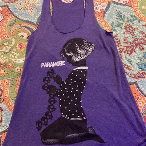 Purple Paramore Shirt Depop