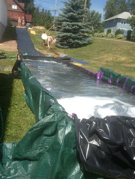 Above ground converted swimming pool. 1000+ images about redneck water slide on Pinterest ...