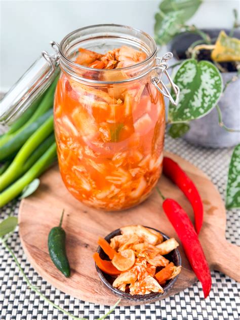 Koreaanse Kimchi Maken Met Verschillende Groenten Met Gochugaru