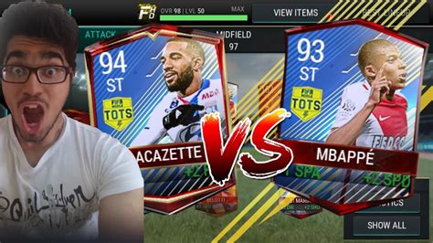 My mid icon pack luck is absolutely. FIFA MOBILE TOTS 94 ST LACAZETTE VS 93 ST MBAPPE TOTS ...