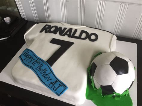 Soccer Jersey Cake Ronaldo Cake Soccer Birthday Cakes Soccer Cake