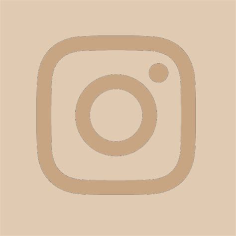 Instagram Brown Ikon Aplikasi Aplikasi Ikon