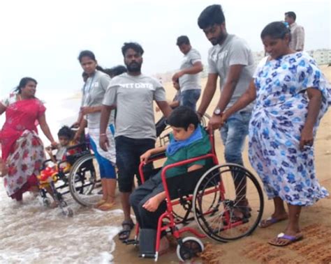 Chennai’s Marina Beach All Set To Become Accessible For Wheelchair Users Newz Hook