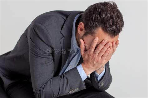 Businessman In Despair Stock Image Image Of Insecurity 44588561