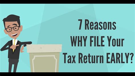 7 Reasons Why File Your Tax Return Early Aotax Youtube