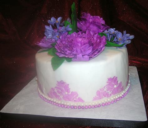 Peony Violet Cake Cakecentral Com