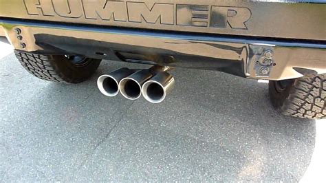 Hummer H2 Exhaust Sound Loma Youtube