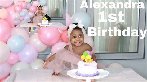 Alexandras 1st Birthday Party Youtube