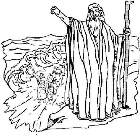 The israelites began complaining that they were going to die, but god did something amazing through moses. Israelites Crossing The Red Sea Coloring Page - Coloring Home