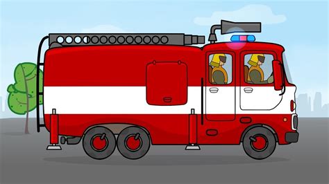 Аппликация Пожарная машина для средней группы Youtube