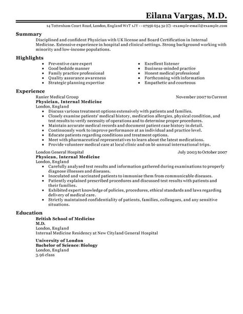 Sample resume for medical freshers. 24 Amazing Medical Resume Examples | LiveCareer