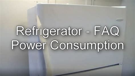 How many watts does a refrigerator consume in an hour? How Much Electricity Refrigerators Use on Average - YouTube