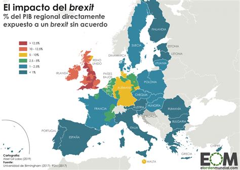 El Impacto Económico Del Brexit Mapas De El Orden Mundial Eom