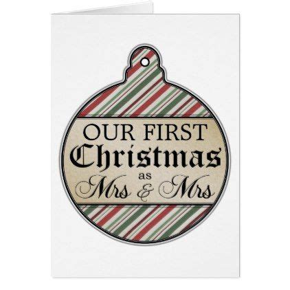 Welcome to my amazing family !!! Our First Christmas as Mrs and Mrs Card - holiday card diy ...