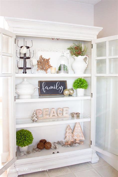 We did not find results for: Farmhouse Style Christmas Curio Cabinet | Curio cabinet ...