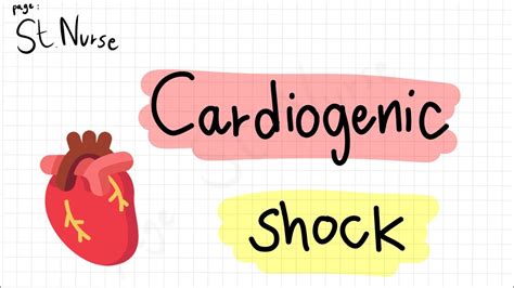สรุป Cardiogenic Shock สำหรับนักศึกษาพยาบาล Youtube