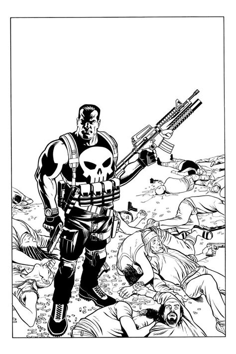 Mobilepunisher Skull Coloring Pages