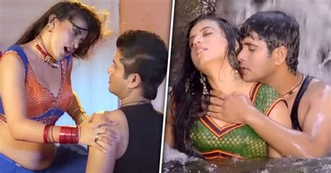 Akshara Singh Sexy Video Bhojpuri Actress Anil Samrats Bold Song
