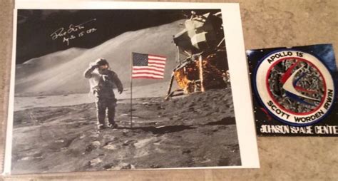 Dave Scott Apollo 15 Astronaut Moonwalker Autographed 8x10 Photo Ebay