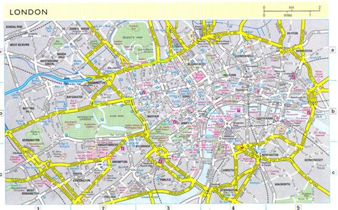 Click = activation (button turns red) click in map = set measuring point. London City Map - London England • mappery