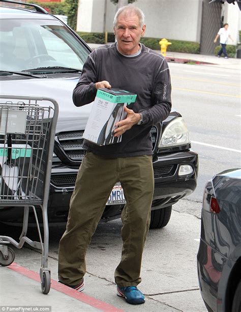Harrison Ford Sports Nasty Scar On His Forehead In LA Daily Mail Online