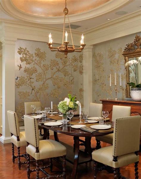 How To Revamp Your Wallpaper Style Dining Room Wallpaper Elegant