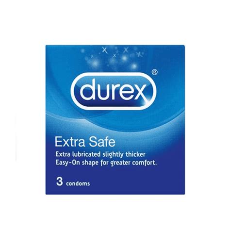 Durex Extra Safe With Extra Lubricated Slightly Thicker Imported Condo